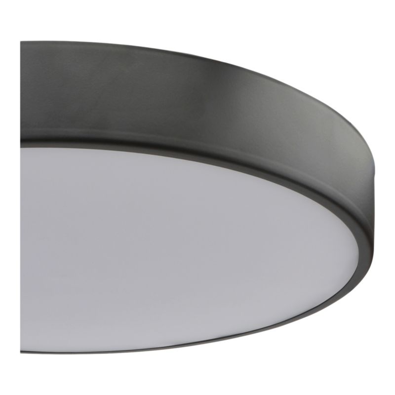 LED-plafond GoodHome Wapta 1200 lm IP44 mat-sort
