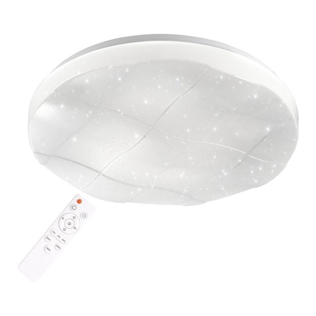 LED Loftlampe Polaris 48 W 2880 lm med Fjernbetjening Hvid