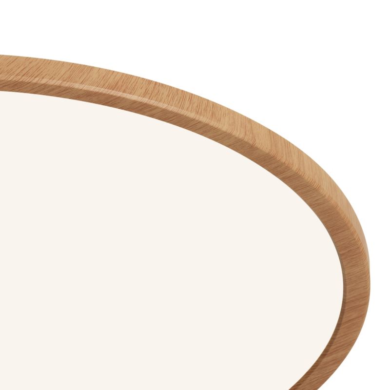 LED-plafond Yonnet 4000 K 43 cm 19W i trælook