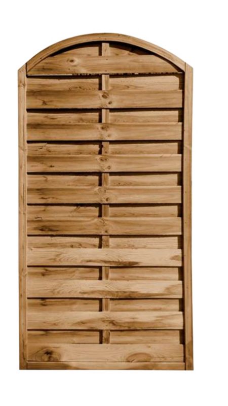 Blooma Arve hegn med bue 90 x 180 cm brun med 30 mm ramme