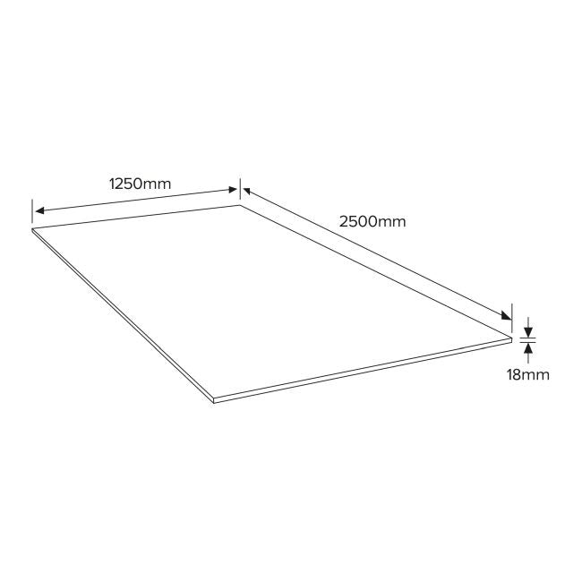 OSB-plade 3 SwissKrono 2500 x 1250 x 18 mm 3,125 m2