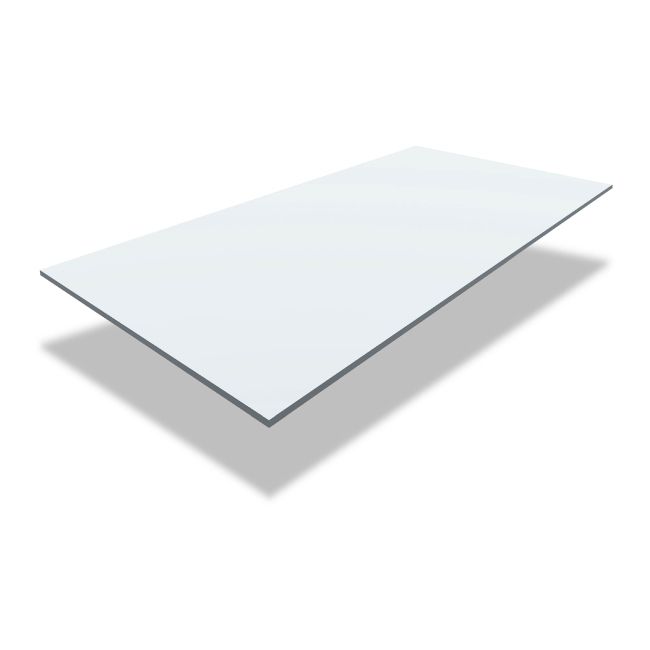 Polystyrenplade 2,5 mm opal 200 x 100 cm