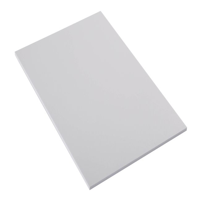 Hvid 5 mm skummet PVC-plade 100 x 100 cm