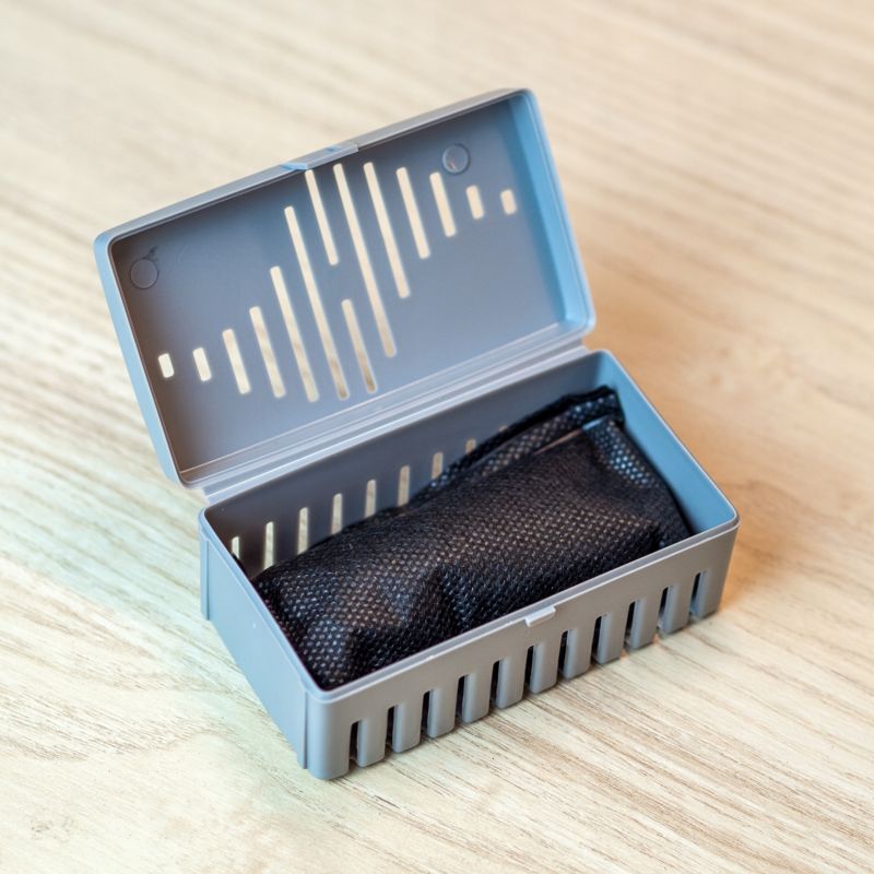 Lugtabsorber Sillar til køleskab og toilet med udskifteligt aktivt kulfilter, 1 stk.