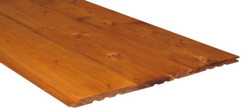 Træbeklædning 14 x 121 x 3000 mm impregneret skovgran 2,9 m²