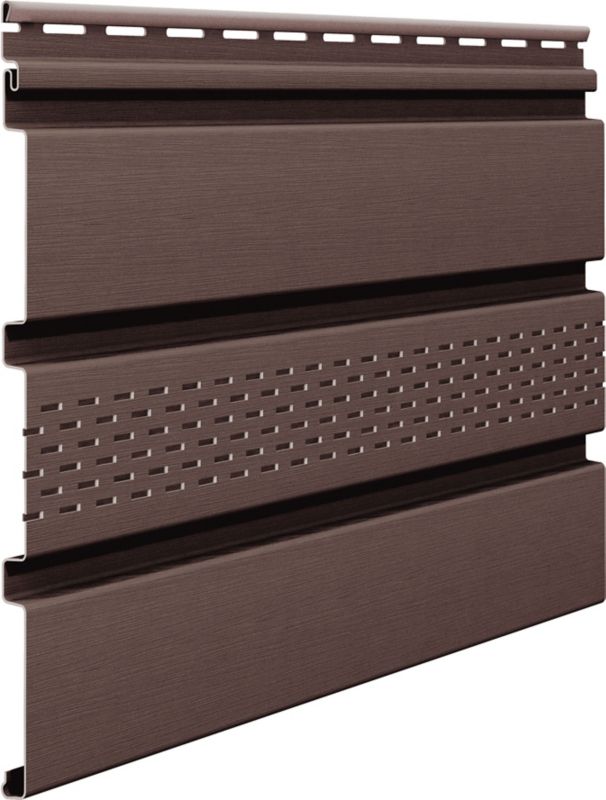 Perforeret PVC underbræt VOX lys brun 8,1 m²