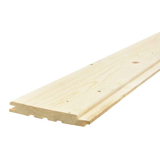 Granbeklædning i skandinavisk gran 14 x 121 x 3000 mm 2,9 m²