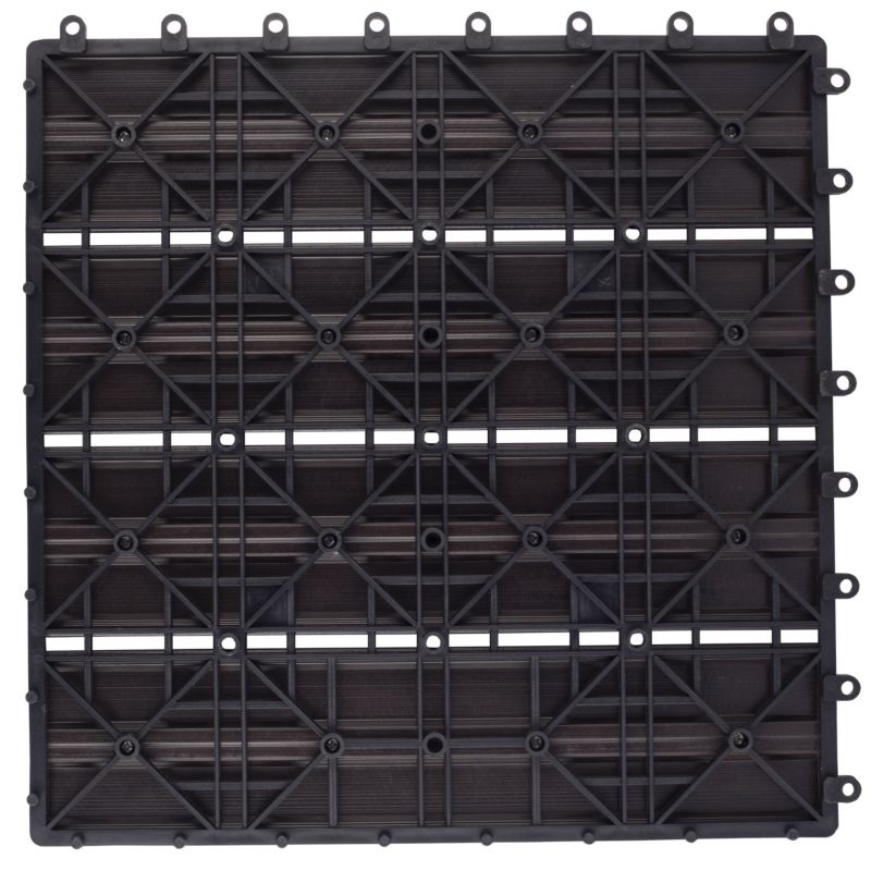 Kompositflise DLH 4L 30 x 30 cm brun