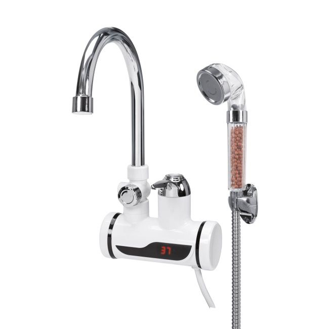 Fala vandvarmer med armatur og brusesæt