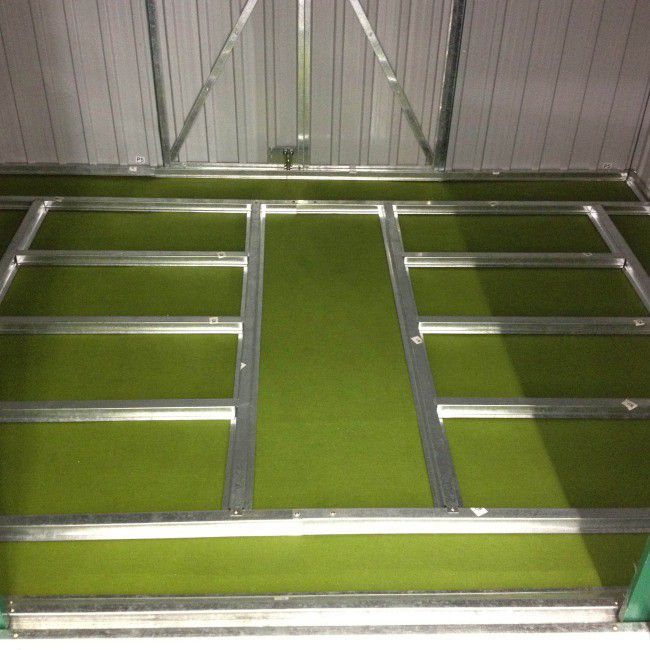 Gulv til metalredskabshus Blooma 222 x 180 cm