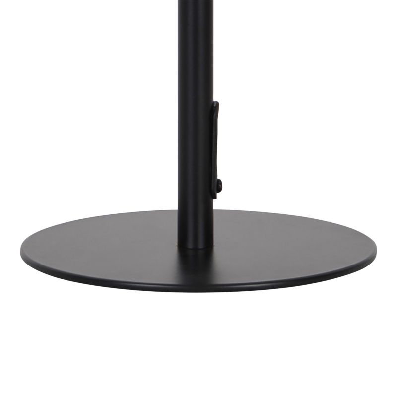 GoodHome Willet bordlampefod 1 x E27 sort