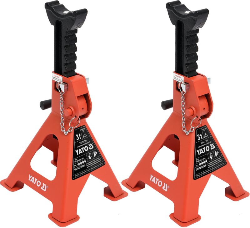 Yato bilstøtter 3 t, 2 stk.