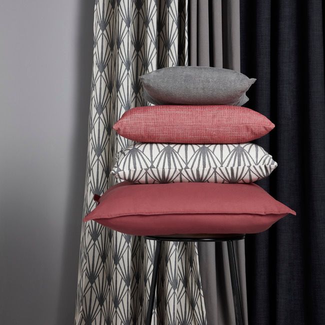 Dekorativ pude 35 x 35 cm grå