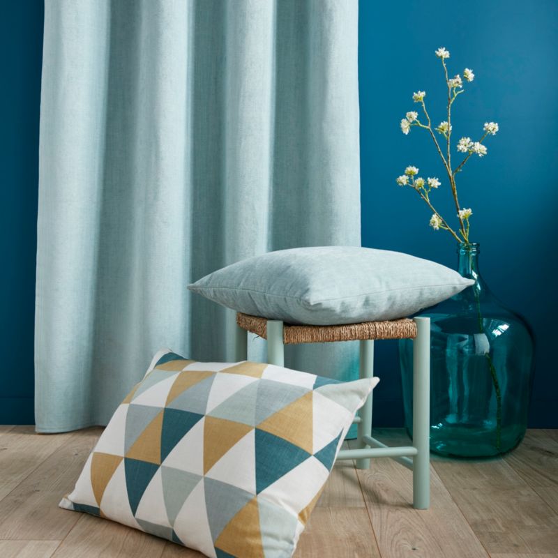 GoodHome Rima dekorativ pude 40 x 60 cm i sennepsgul