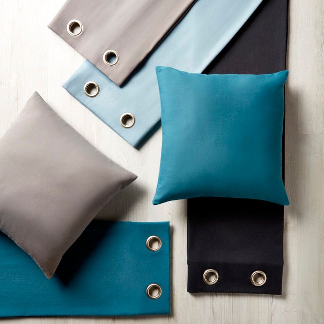 GoodHome Taowa pude 50 x 50 cm i havblå