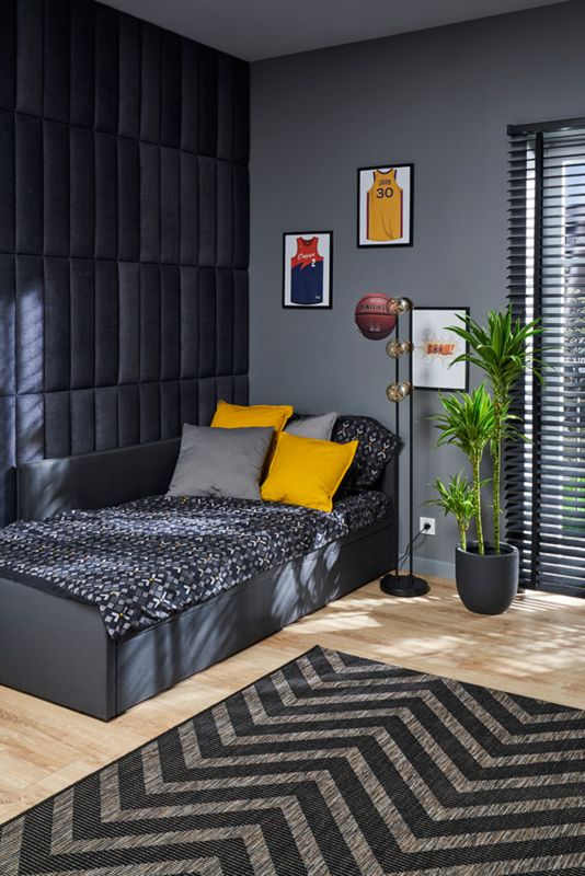 GoodHome Taowa dekorationspude 50 x 50 cm grå