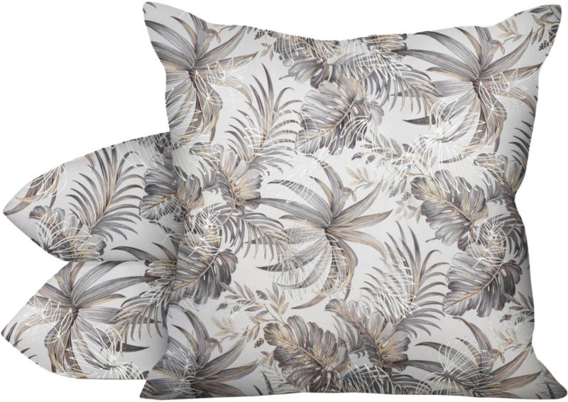 Rodos pude 40 x 40 cm hvid / sølv