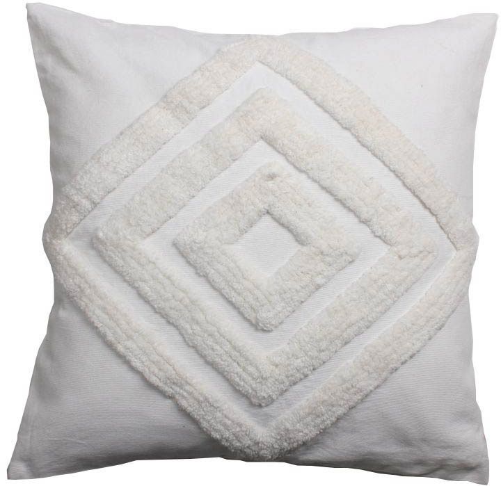 Splendid Boho pude 45 x 45 cm kremfarvet mønster 2