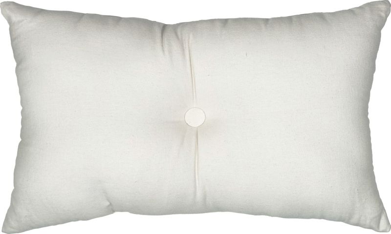 Zen pude 30 x 50 cm hvid