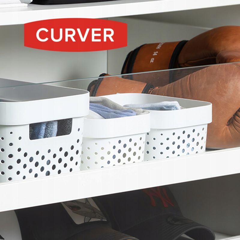 Curver Infinity Recycled opbevaringsboks 1,4 L, hvid