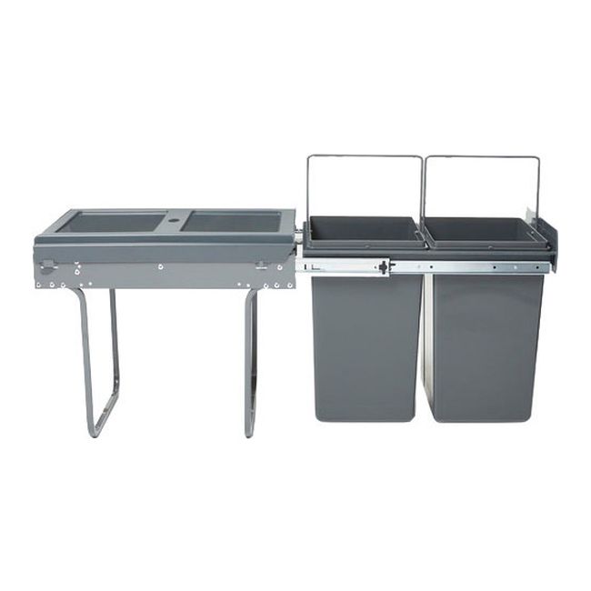 GoodHome Vigote 2-kammer affaldssorteringsbeholder 36 l