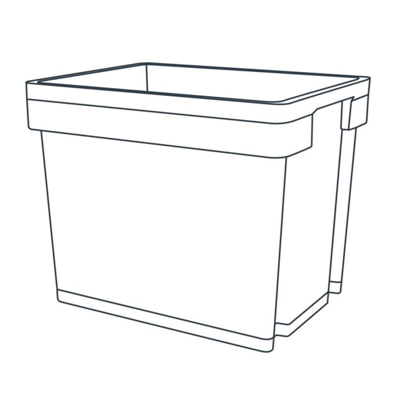 Form Xago 51 l opbevaringsboks i transparent design