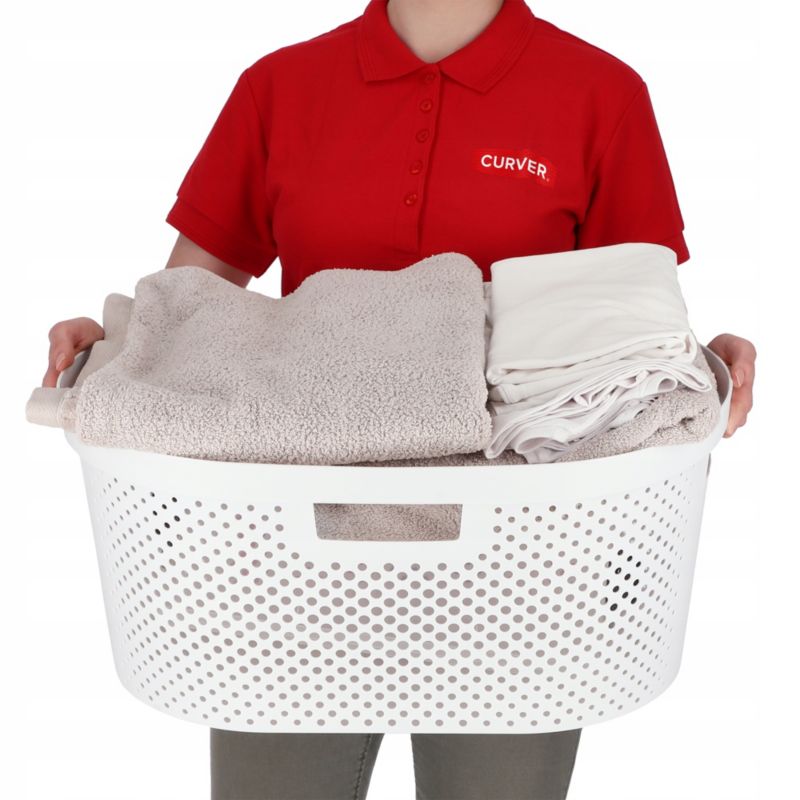 Curver Infinity vasketøjskurv 40L hvid