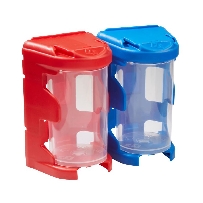 Questsystem Q2 opbevaringsboks i rød