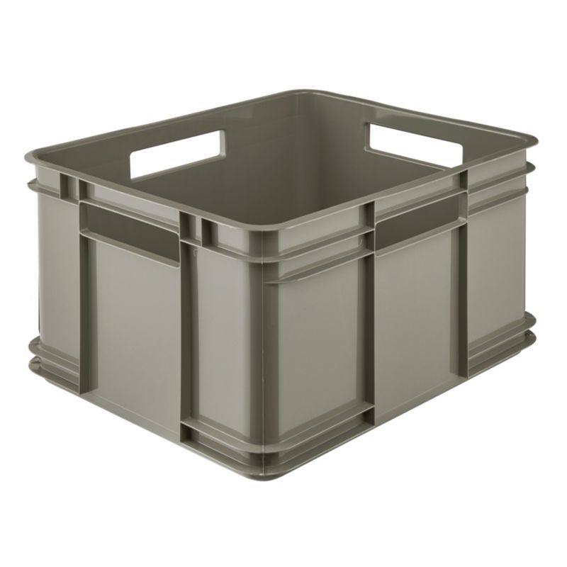 GoodHome Ando L teknisk opbevaringsboks 28 l lys grå