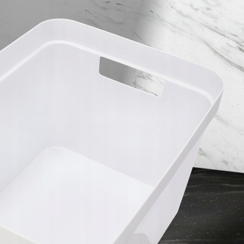 Curver Infinity opbevaringsbokse 4,5+11+17L hvide glatte