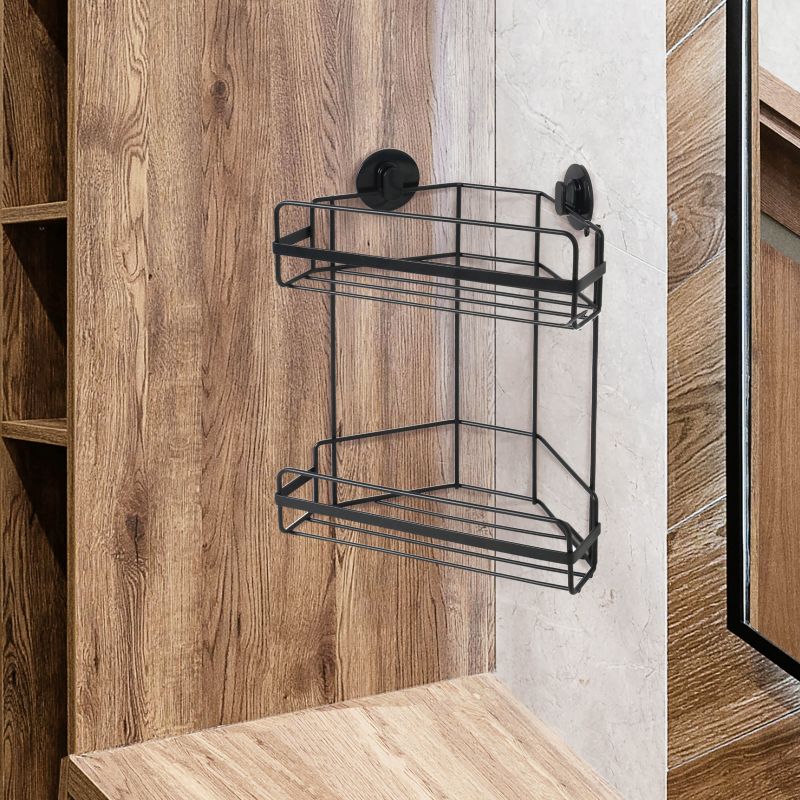 Tokyo hjørnehylde til badeværelse med 2 niveauer