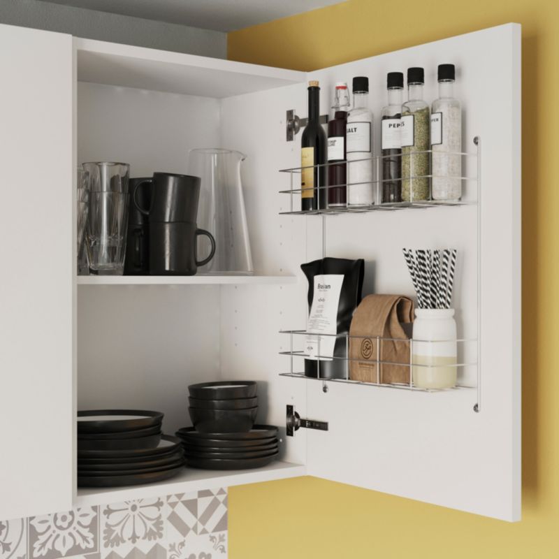 GoodHome Datil dørhylde med 2 niveauer