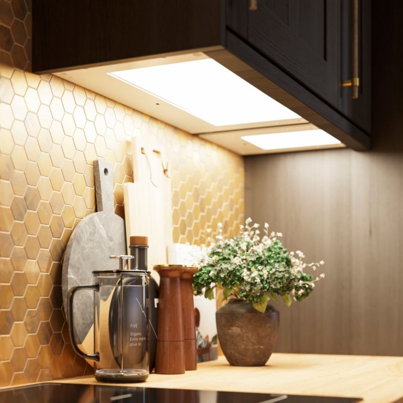 GoodHome Caraway 100 cm oplyst hylde