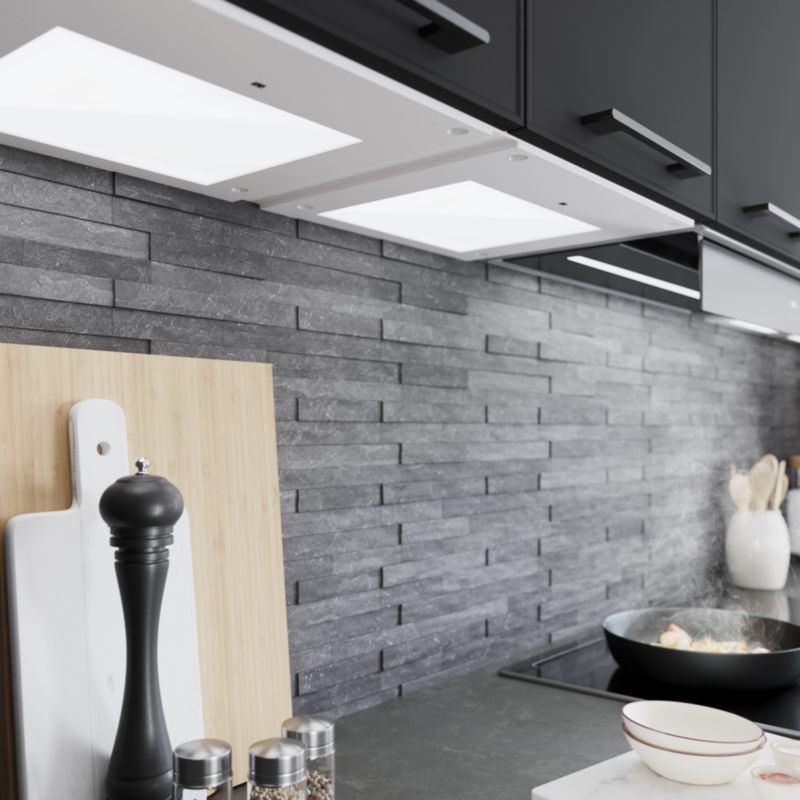 GoodHome Caraway oplyst hylde 80 cm