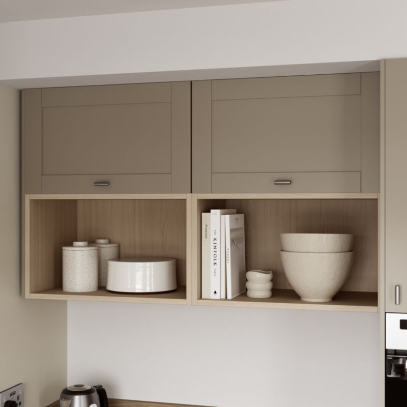 GoodHome Caraway vandret hylde 60 cm lys eg