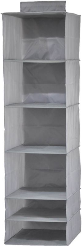 Hængende hylde med 6 rum 35 x 45 x 125 cm