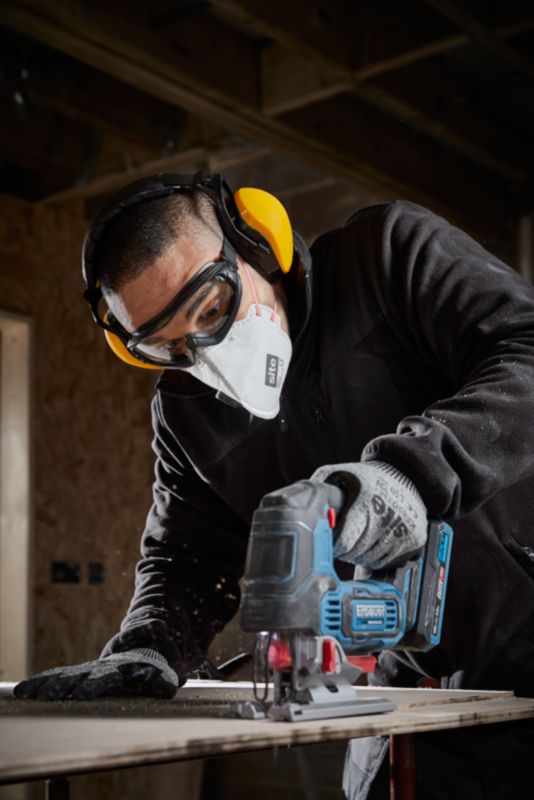 Site P3 halvmaske med ventil, 2 stk.