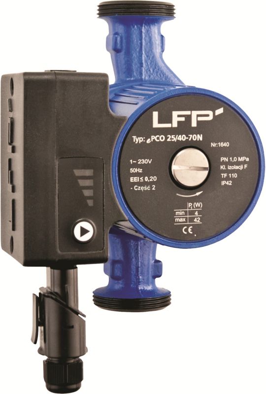 Elektronisk cirkulationspumpe til centralvarme LFP Epco 25/40-70