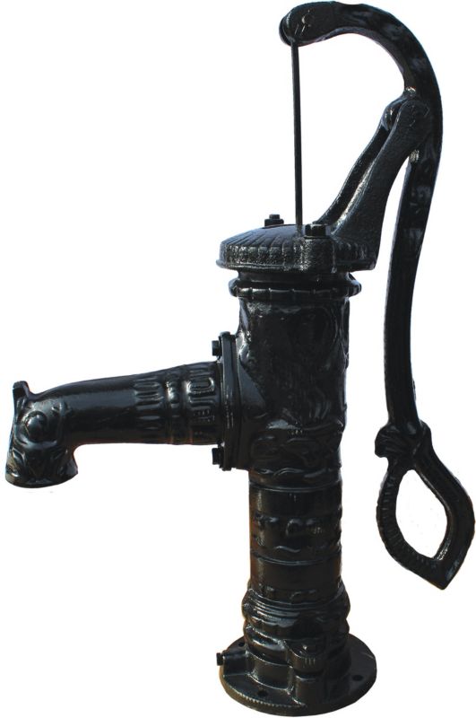 Dekorativ abisinsk håndpumpe i sort