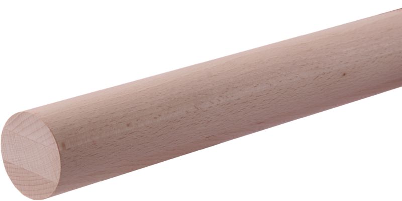 Kornik træhåndliste 50 x 2700 mm bøgetræ