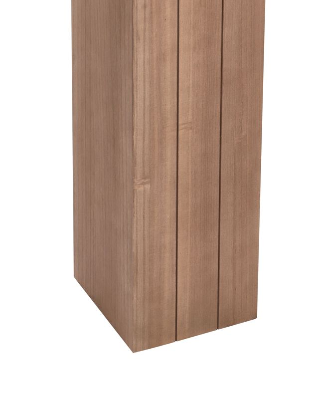 Bunbury pejsesokkel i lyst træ 1 stk.