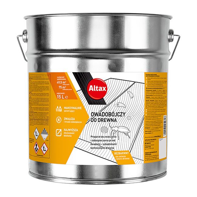 Altax klar insektmiddel til træ 15 l