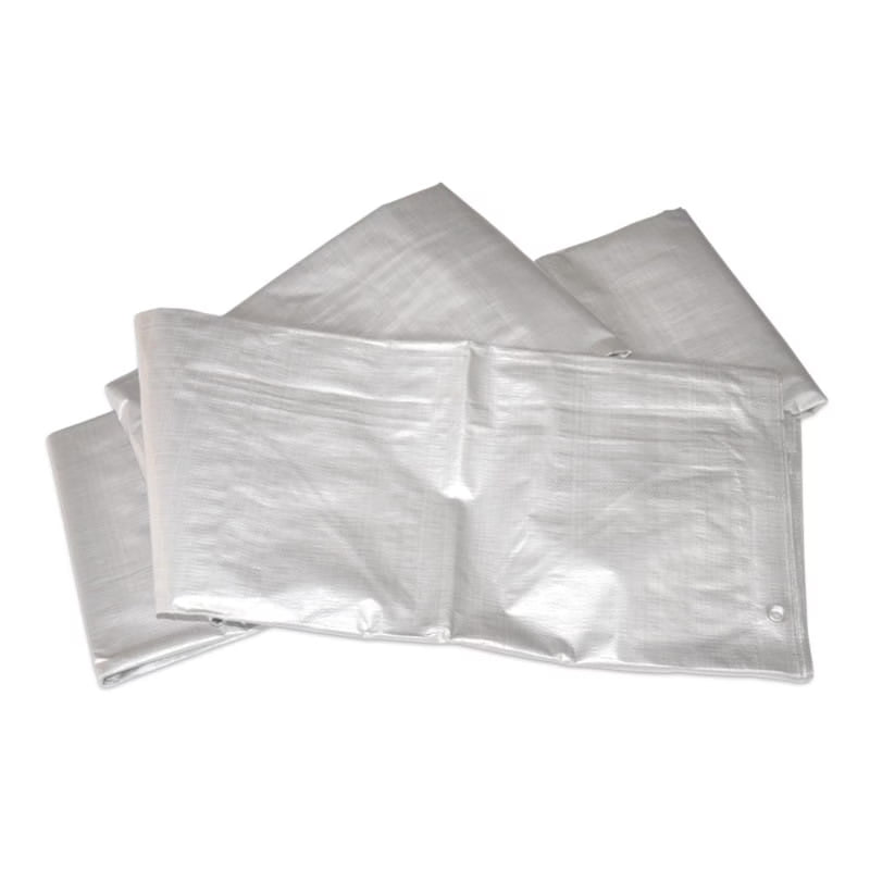 Presenning 3x4 m 120 g Sølv