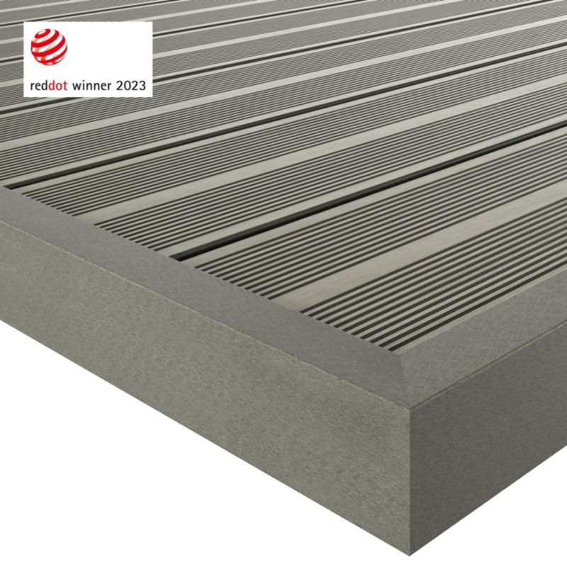 Klikstrom Neva taupe afslutningsprofil 2,2 m