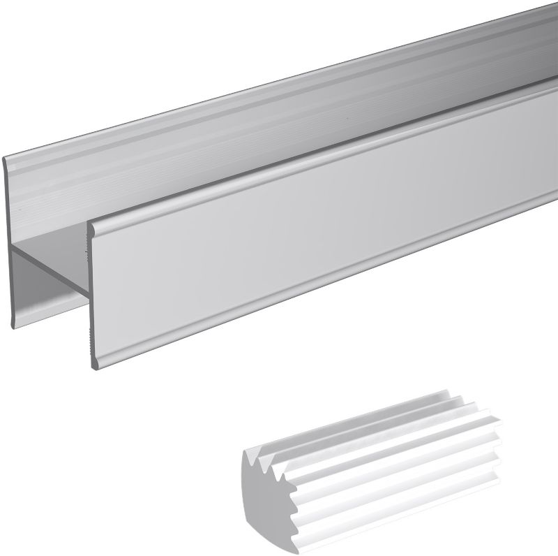 Valcomp Mars H18 forbindelsesprofil 2000 mm anodiseret sølv