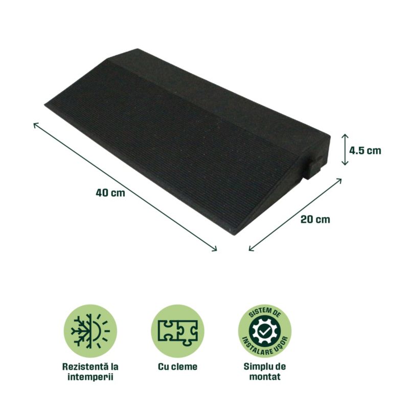 Køreprofil til indkørsel Klikstrom Angara mørkegrå