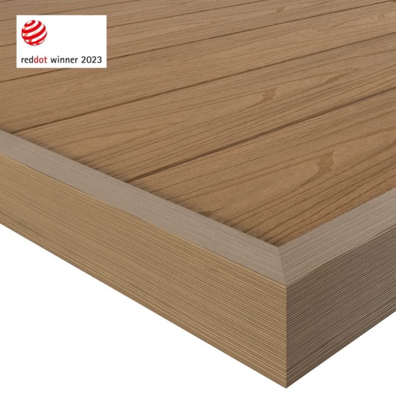 Klikstrom Neva Premium teak afslutningsprofil