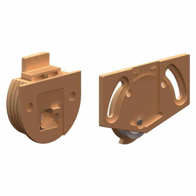 Valcomp rulleføringer til top og bund i bøgetræ