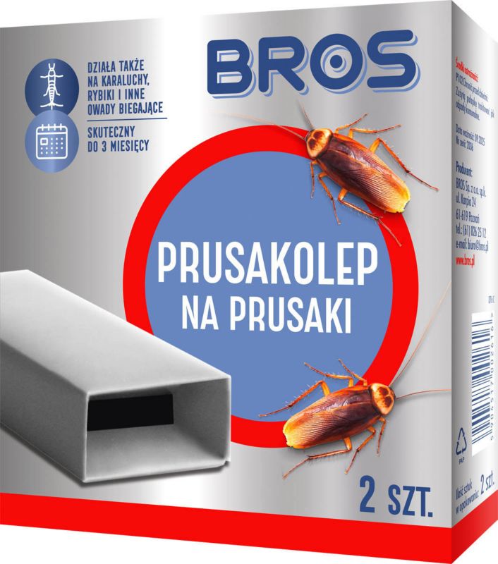 Prusakolep Bros til kakerlakker, 2 stk.