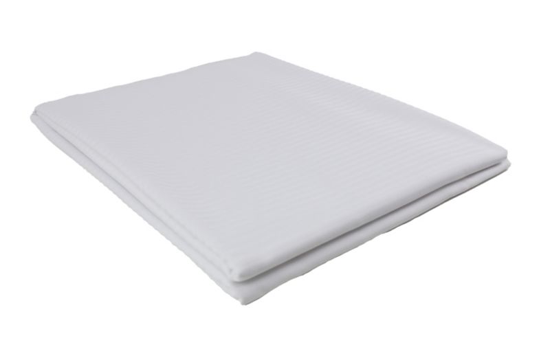 Traditionelt hotel lagen Kam-Pol glat 90x200 hvid 1 stk.